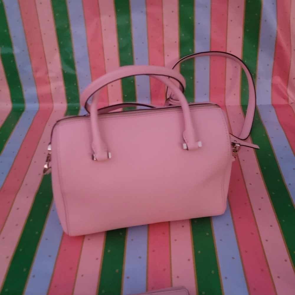 Kate Spade Light Pink Satchel and Wallet - Picture 4 of 7